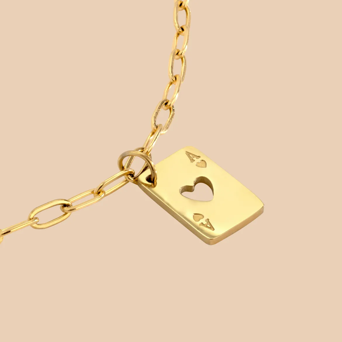 Ace Up the Sleeve Bracelet Gold