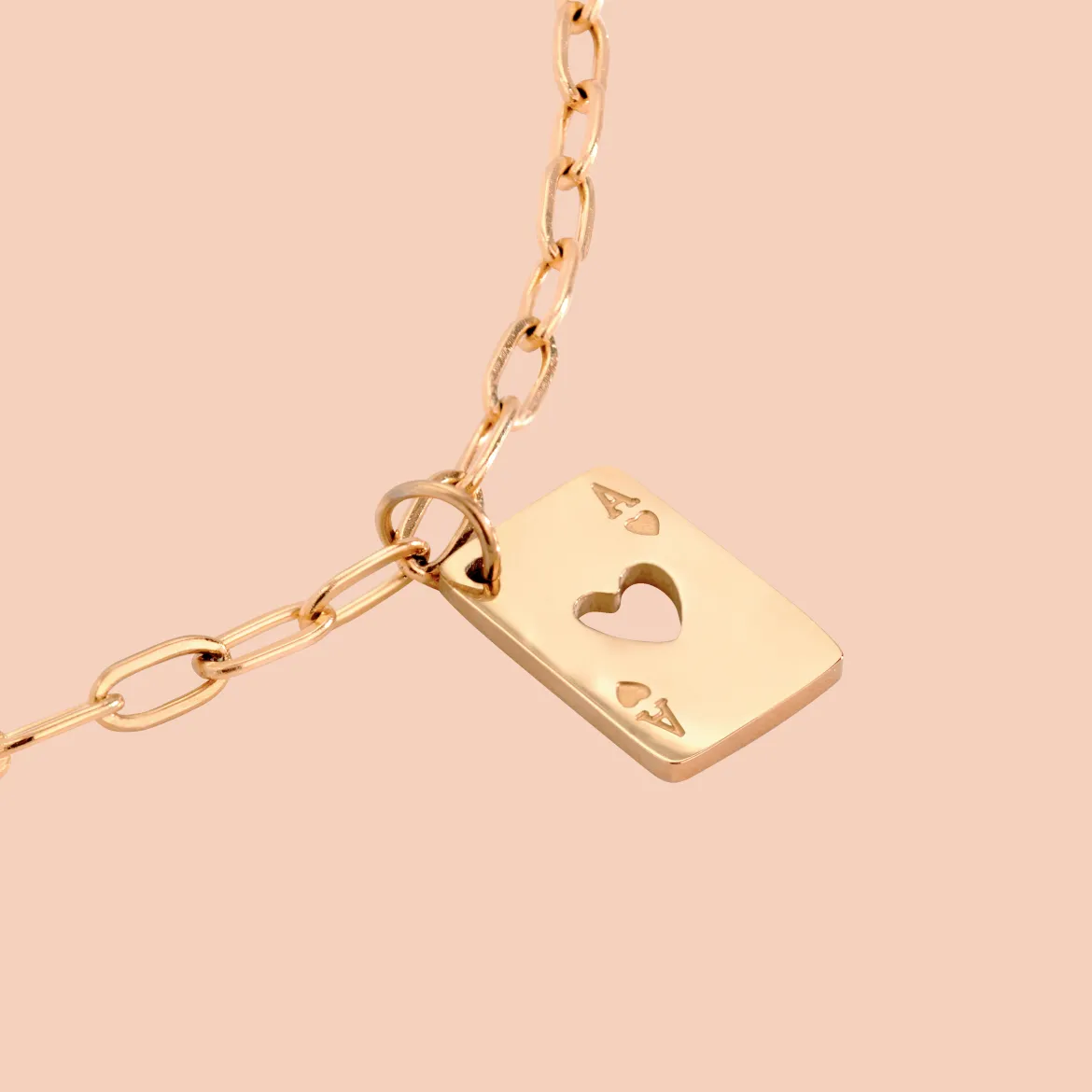 Ace Up the Sleeve Bracelet Roségold