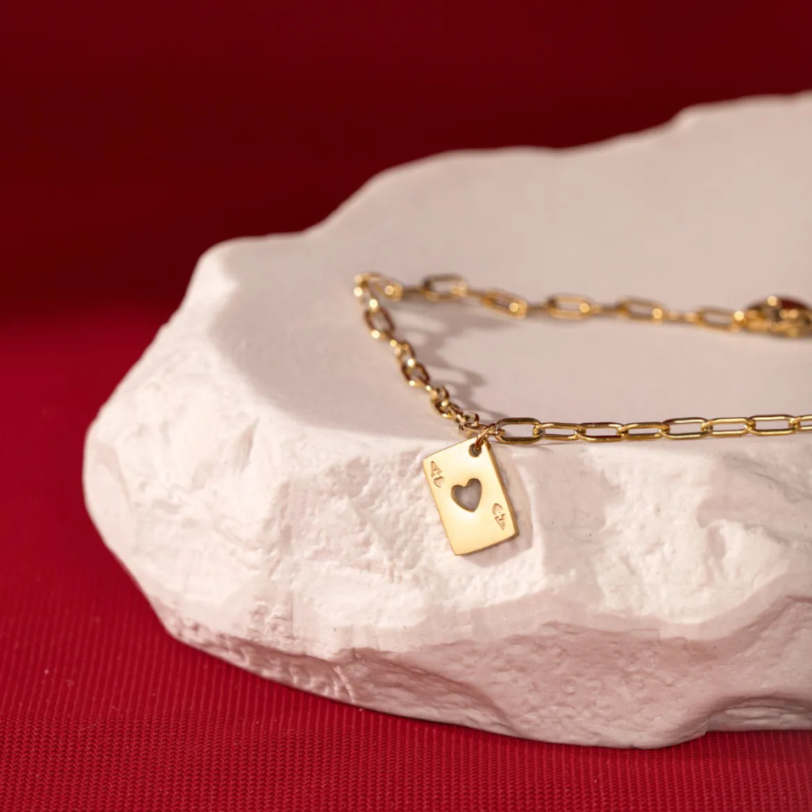Ace Up the Sleeve Bracelet Silber