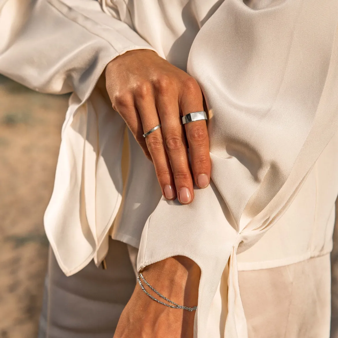 Amata Ring Silber