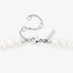 Ammonite Pearl Necklace Silber