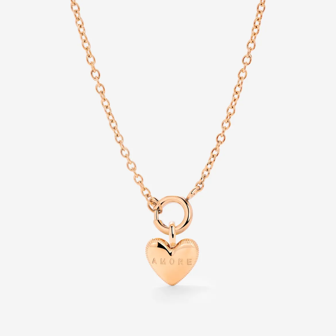 Amore Mio Classic Chain Necklace Set Roségold