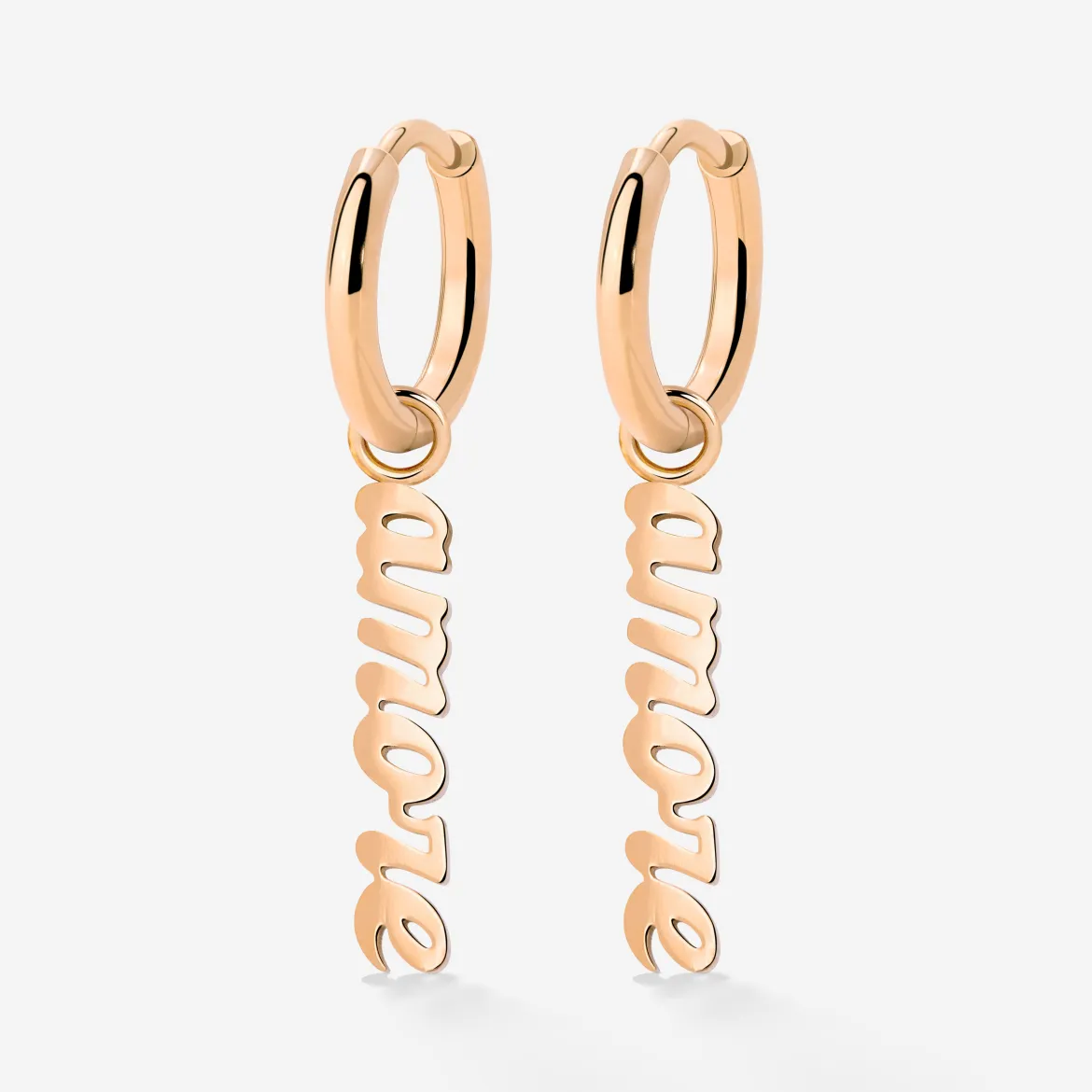 Amore puro Hoop Set Small Roségold