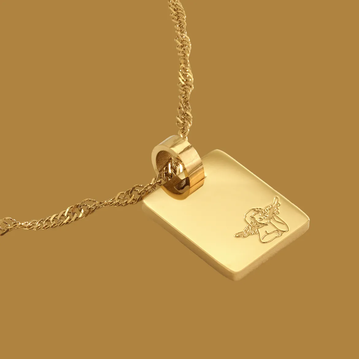 Angel Necklace Gold
