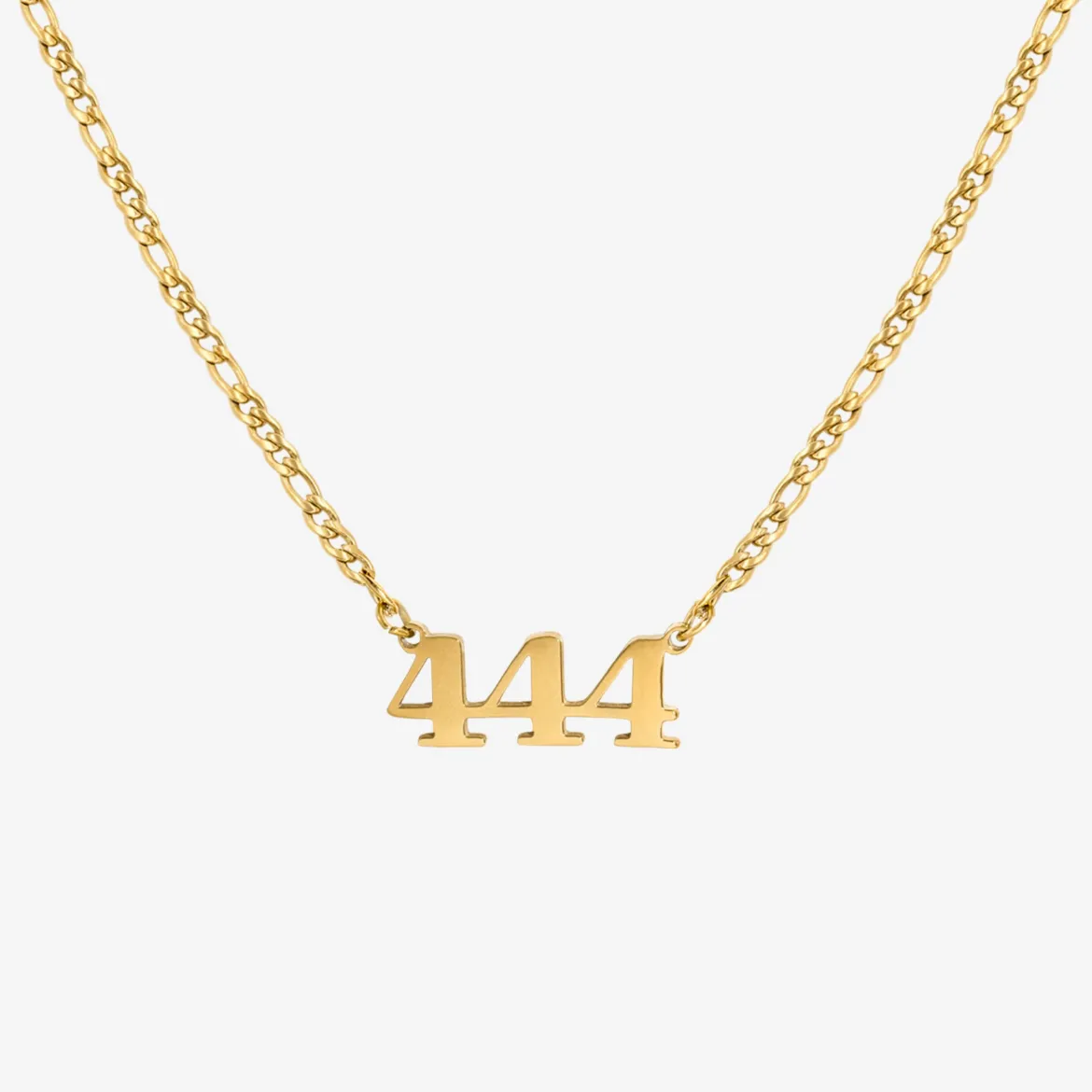 Angel Number Necklace Gold - 111