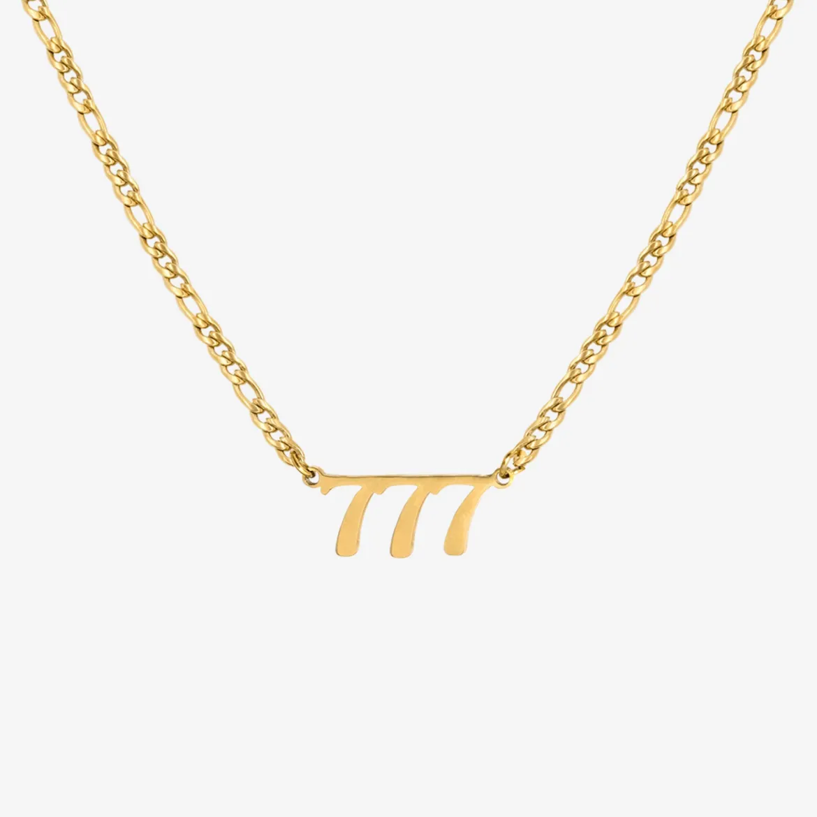 Angel Number Necklace Gold - 111