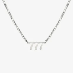 Angel Number Necklace Silber - 111