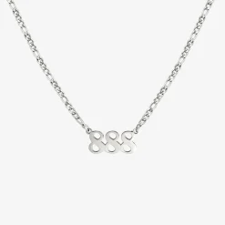 Angel Number Necklace Silber - 111