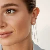 Annas Sparkle Pearl Studs Silber