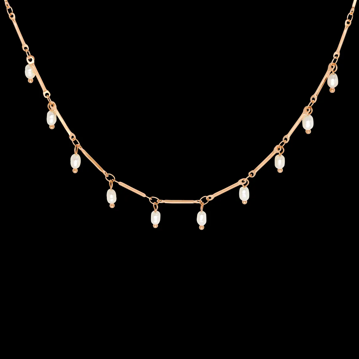 Annes Authentic Pearl Choker Roségold
