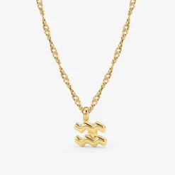 Aquarius Bubble Necklace Gold