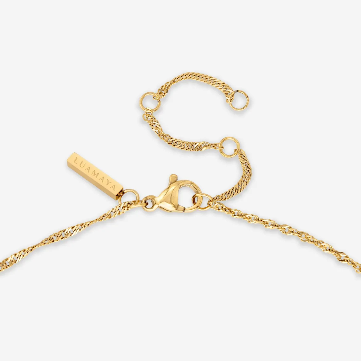 Aquarius Bubble Necklace Gold