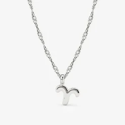 Aries Bubble Necklace Silber