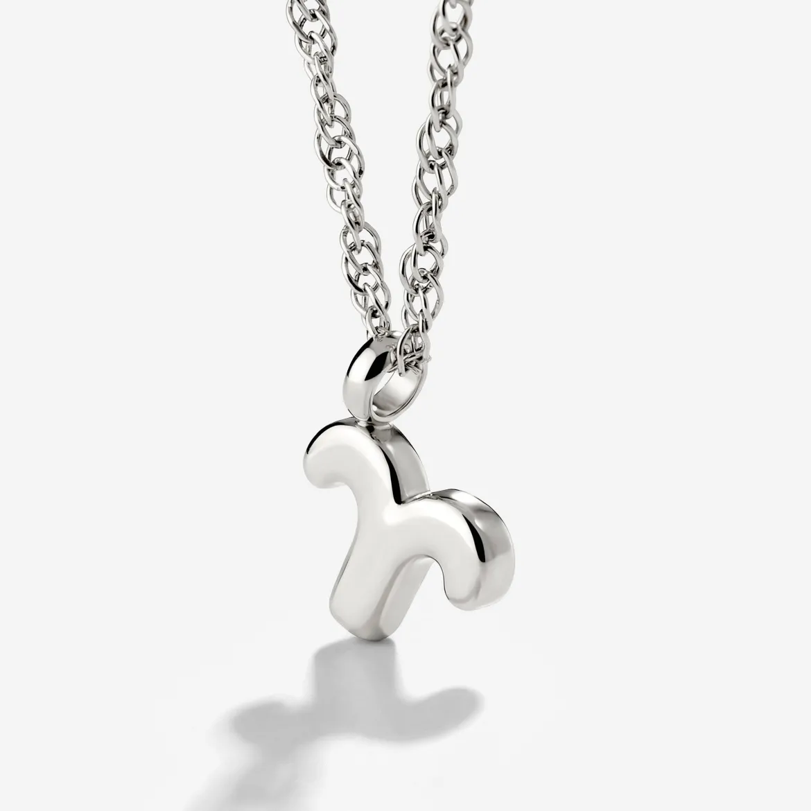 Aries Bubble Necklace Silber