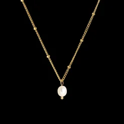 Baby Pearl Necklace Gold