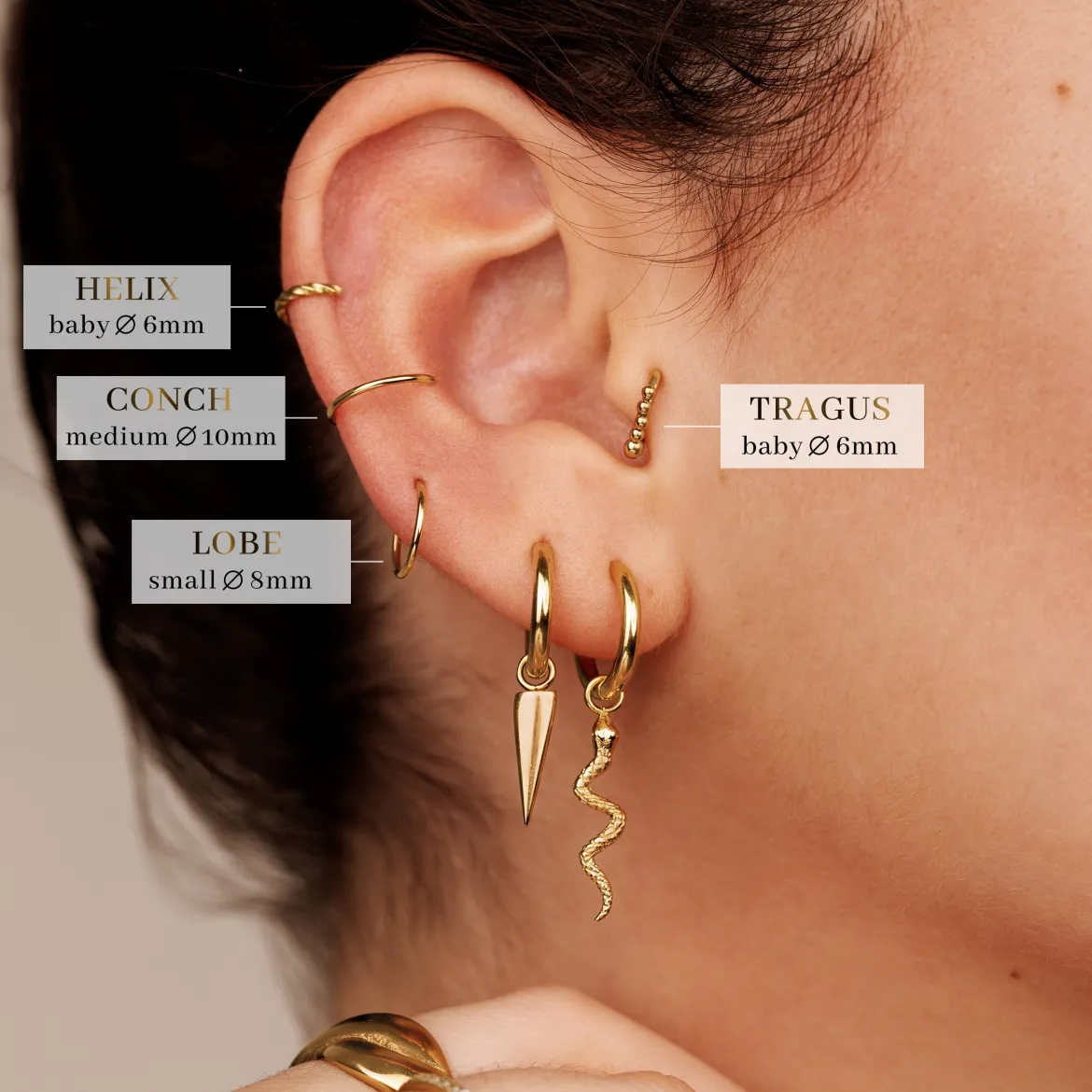 Basic und Twisted Click Piercing Bundle