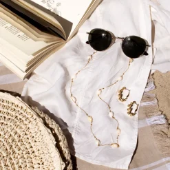 Beach Babe Sunglasses Chain Gold