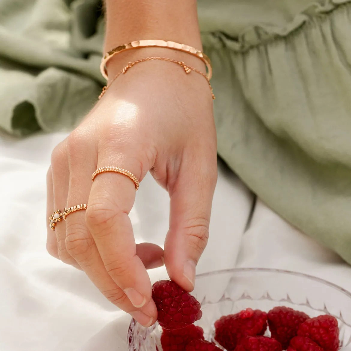 Bead it Ring Roségold
