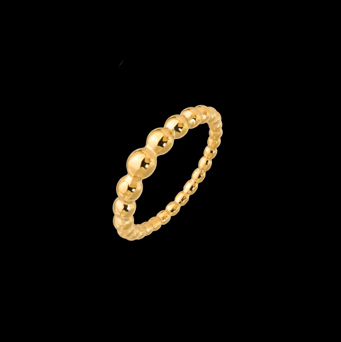 Beady Ring Gold