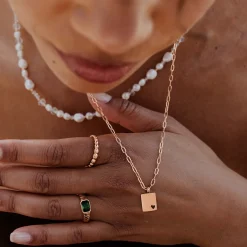 Beady Ring Roségold