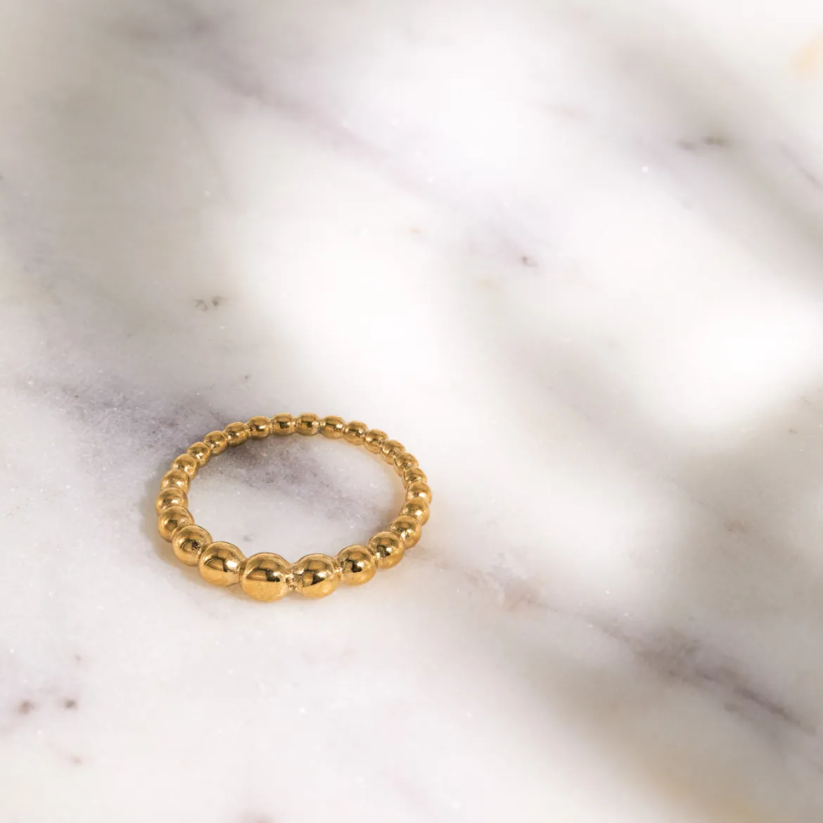 Beady Ring Roségold
