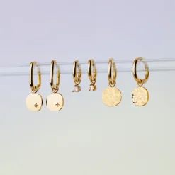 Blanco Lumbre Hoop Set Baby Gold