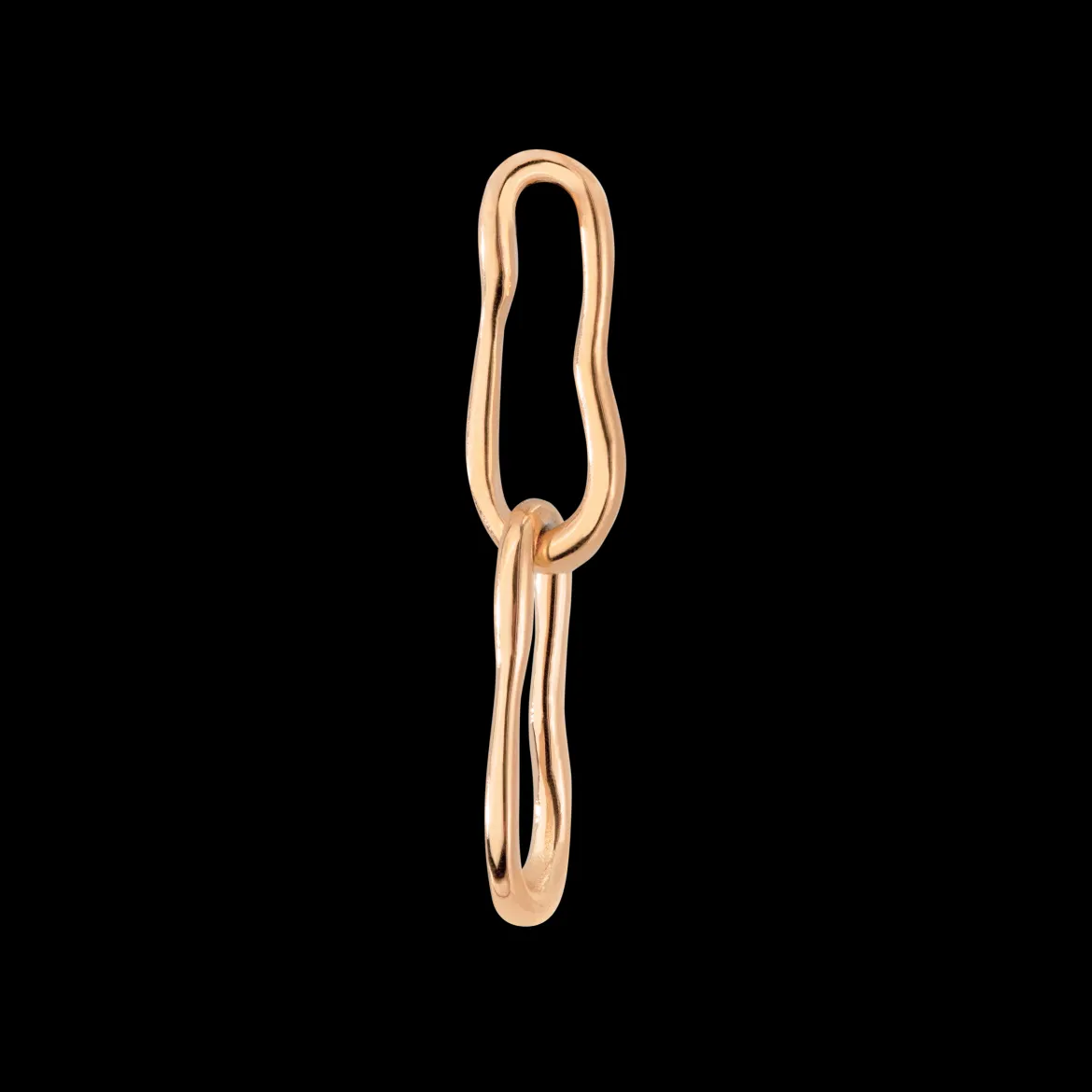 Blending Duo Oval Hoop Set Baby Roségold