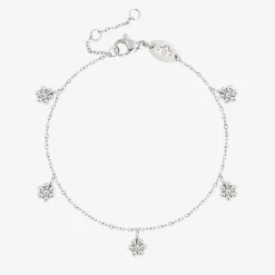 Blooming Anklet Silber