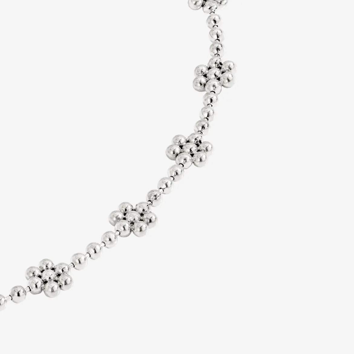 Blooming Choker Silber