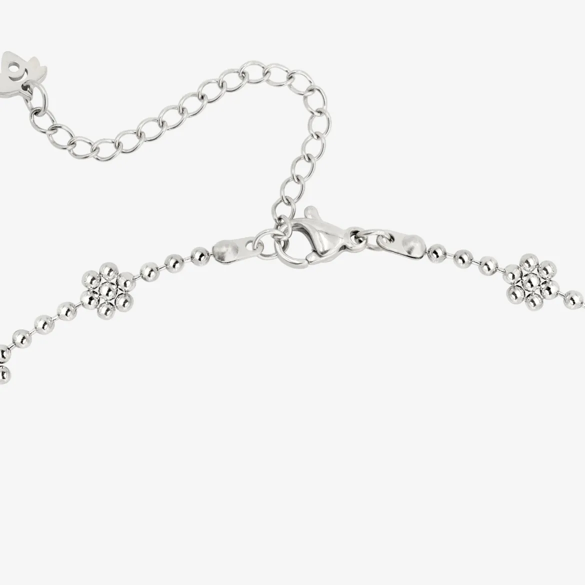 Blooming Choker Silber