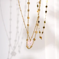 Blooming Choker Silber