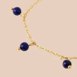 Blue Bay Anklet Gold