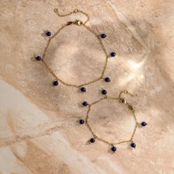 Blue Bay Anklet Roségold