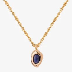 Blue Breeze Necklace Roségold