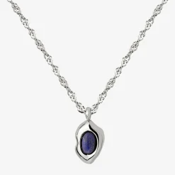 Blue Breeze Necklace Silber