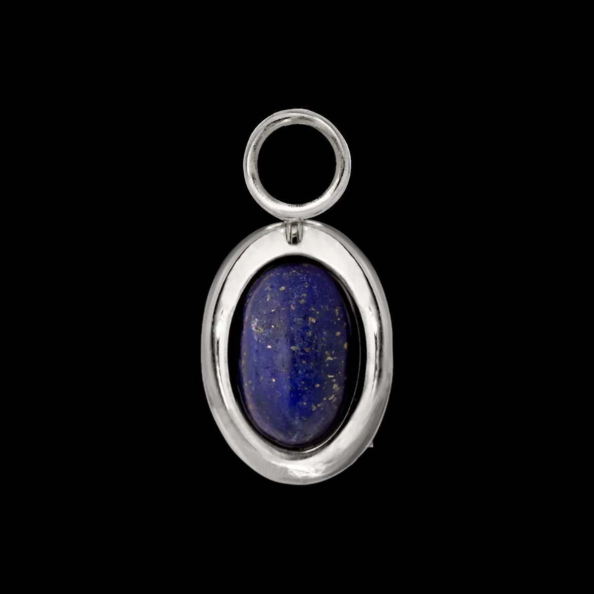 Blue Breeze Oval Hoop Set Baby Silber