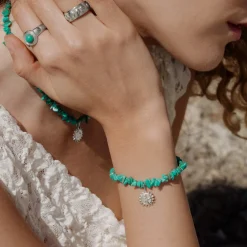 Blue Lagoon Bracelet Silber