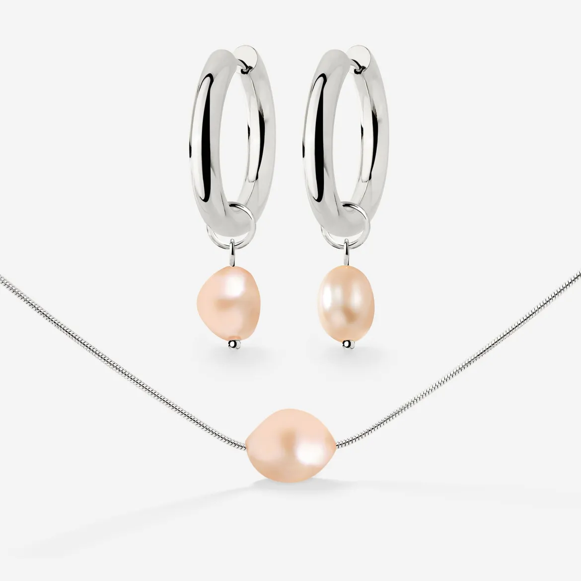 Blush Pearl Bundle Silber