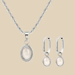 Blush Quartz Bundle Silber