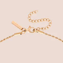 Blush Quartz Necklace Roségold
