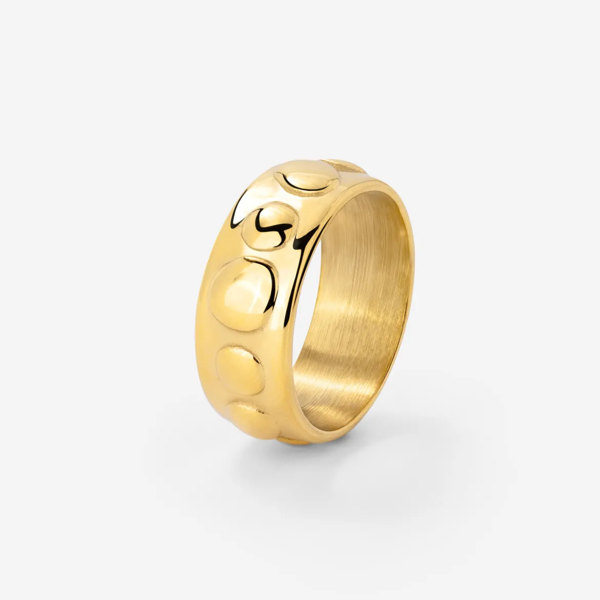 Boho Beads Ring Gold
