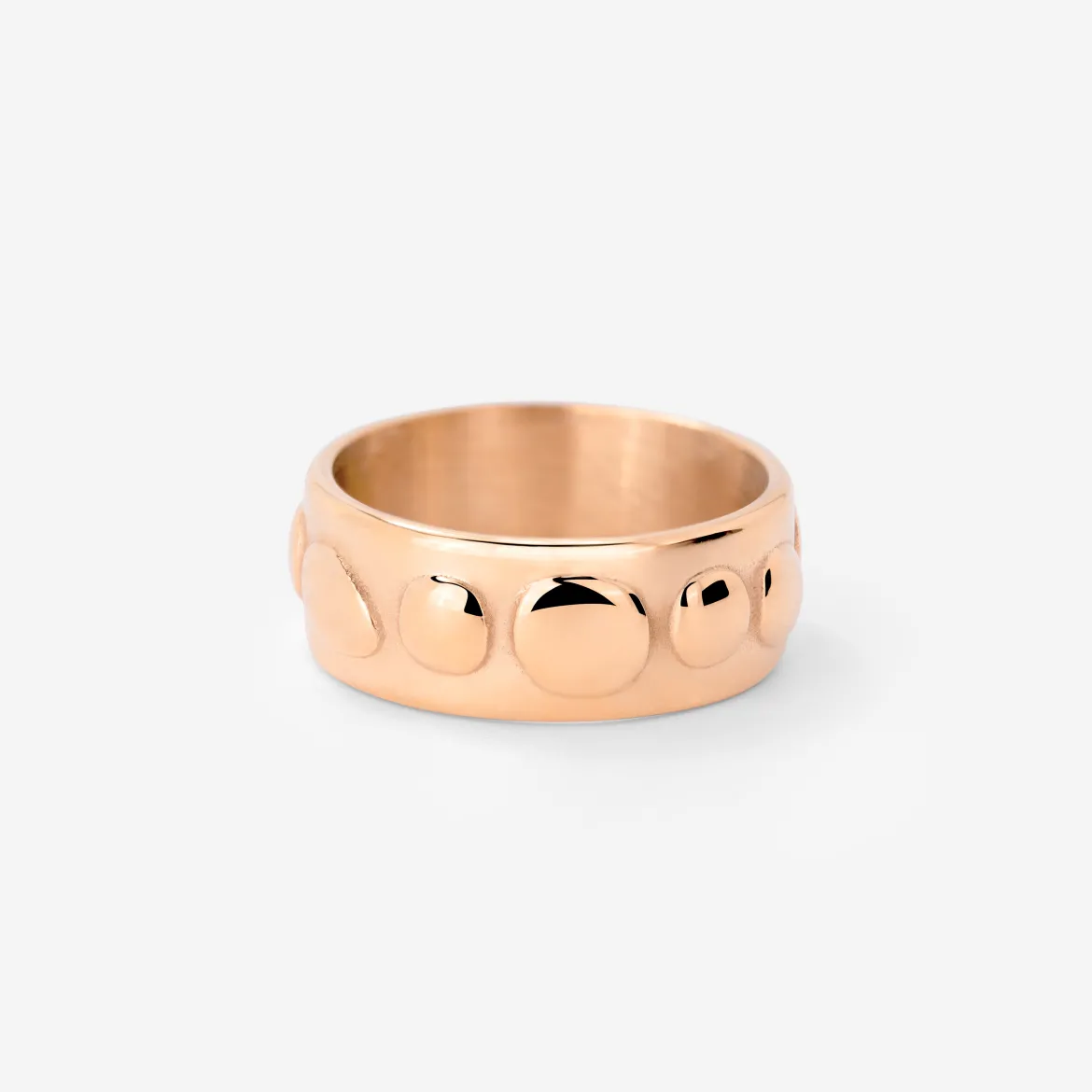 Boho Beads Ring Roségold