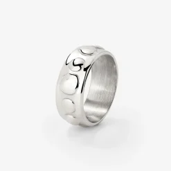 Boho Beads Ring Silber