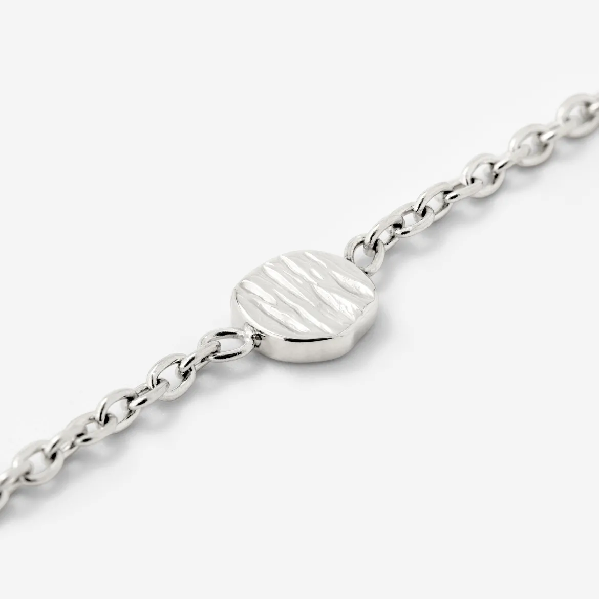 Boho Coin Bracelet Silber