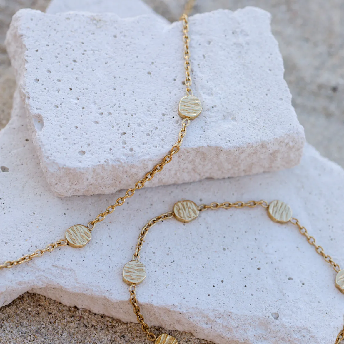 Boho Coin Necklace Roségold