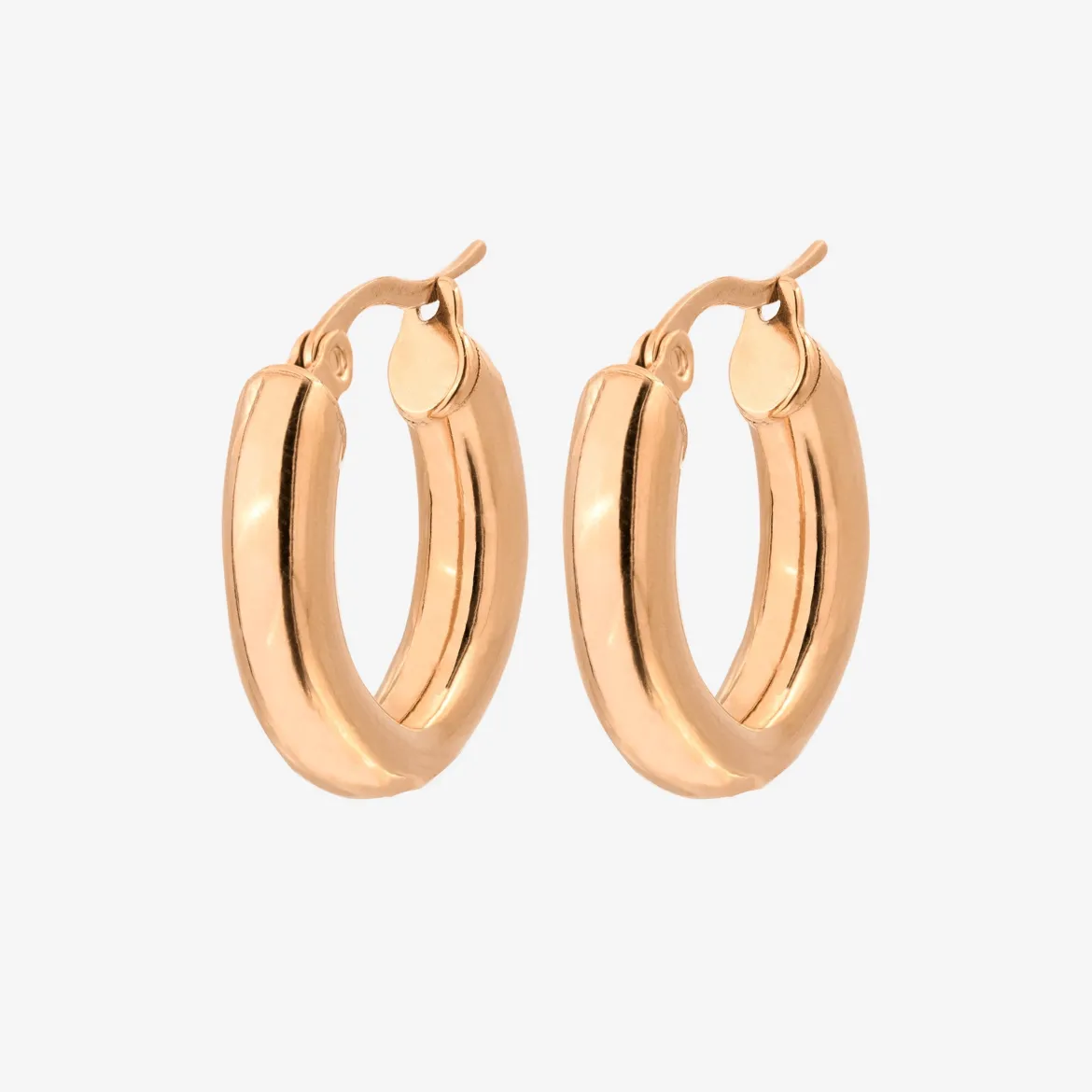 Bold Hoops Small - Gold
