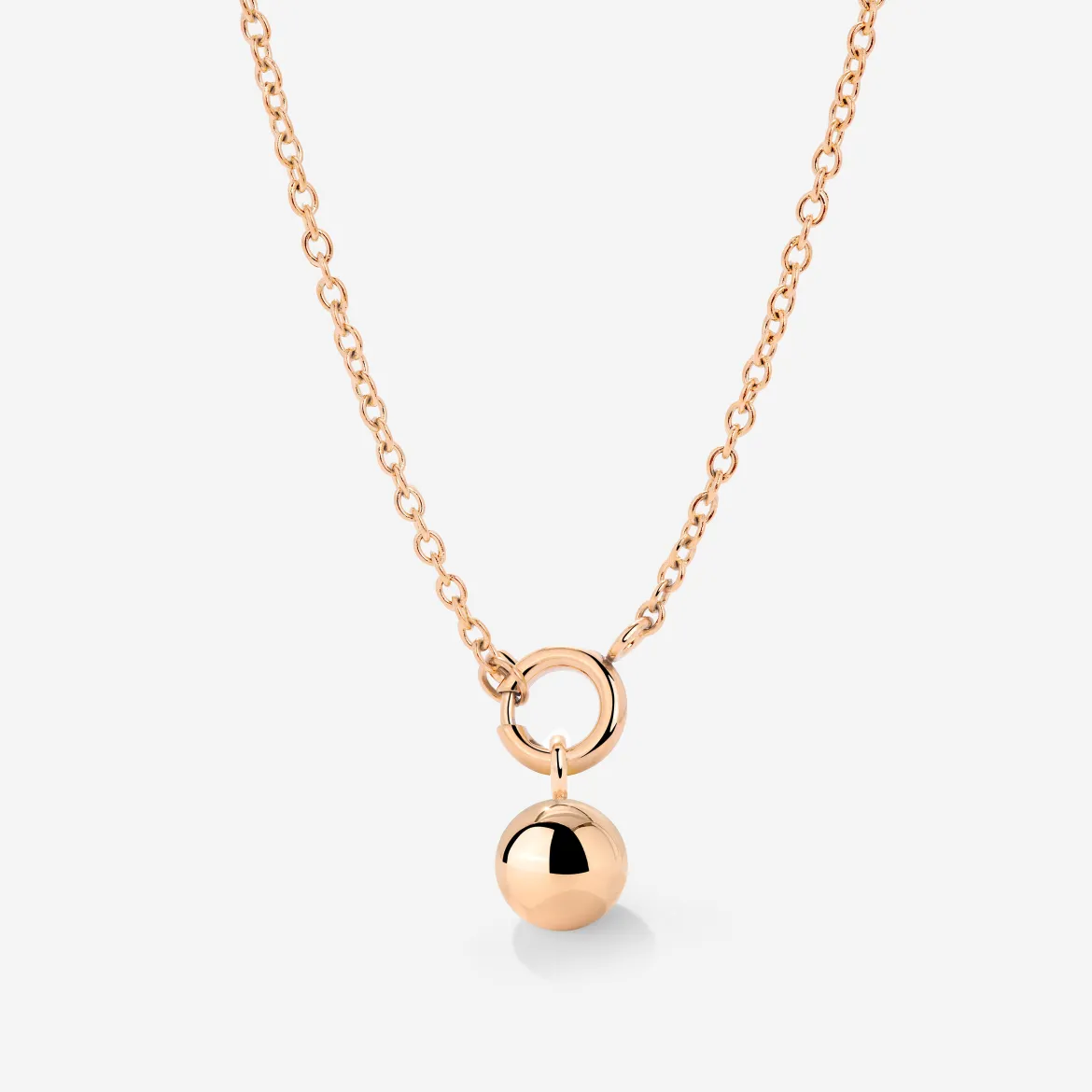 Bubbly Classic Chain Necklace Set Roségold