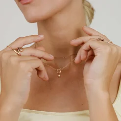 Bubbly Classic Chain Necklace Set Roségold