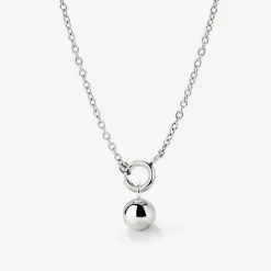 Bubbly Classic Chain Necklace Set Silber