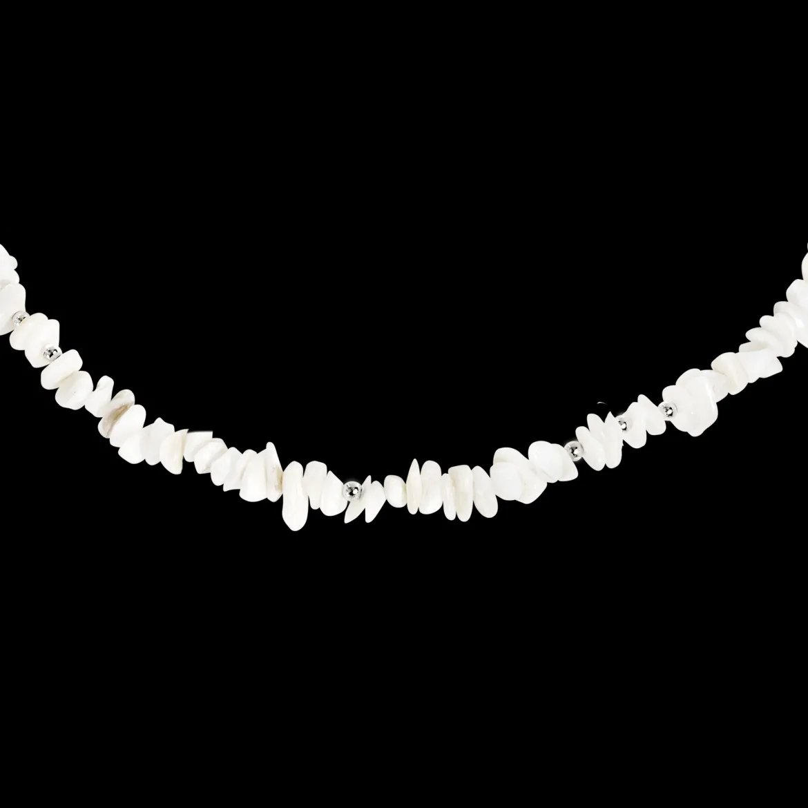 By the Beach Choker Silber